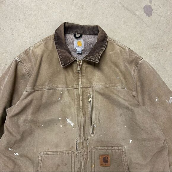 Carhartt Sherpa lined jacket size large - Picture 2 of 7